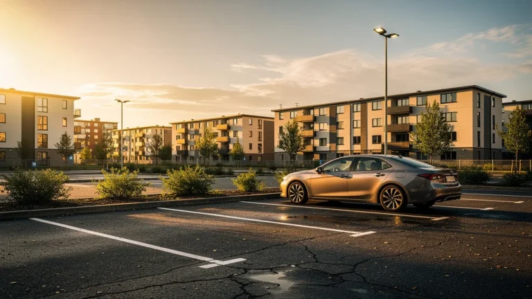 Place de parking urbaine moderne rentable, mieux qu’un studio mal situé en immobilier